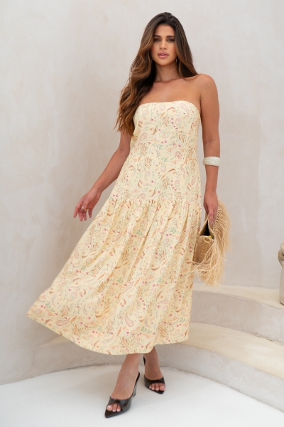 Vestido Estampa Cashmere