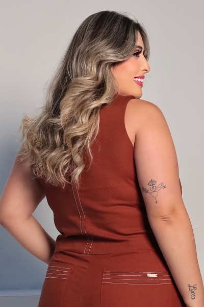 Top Pespontado Guithy